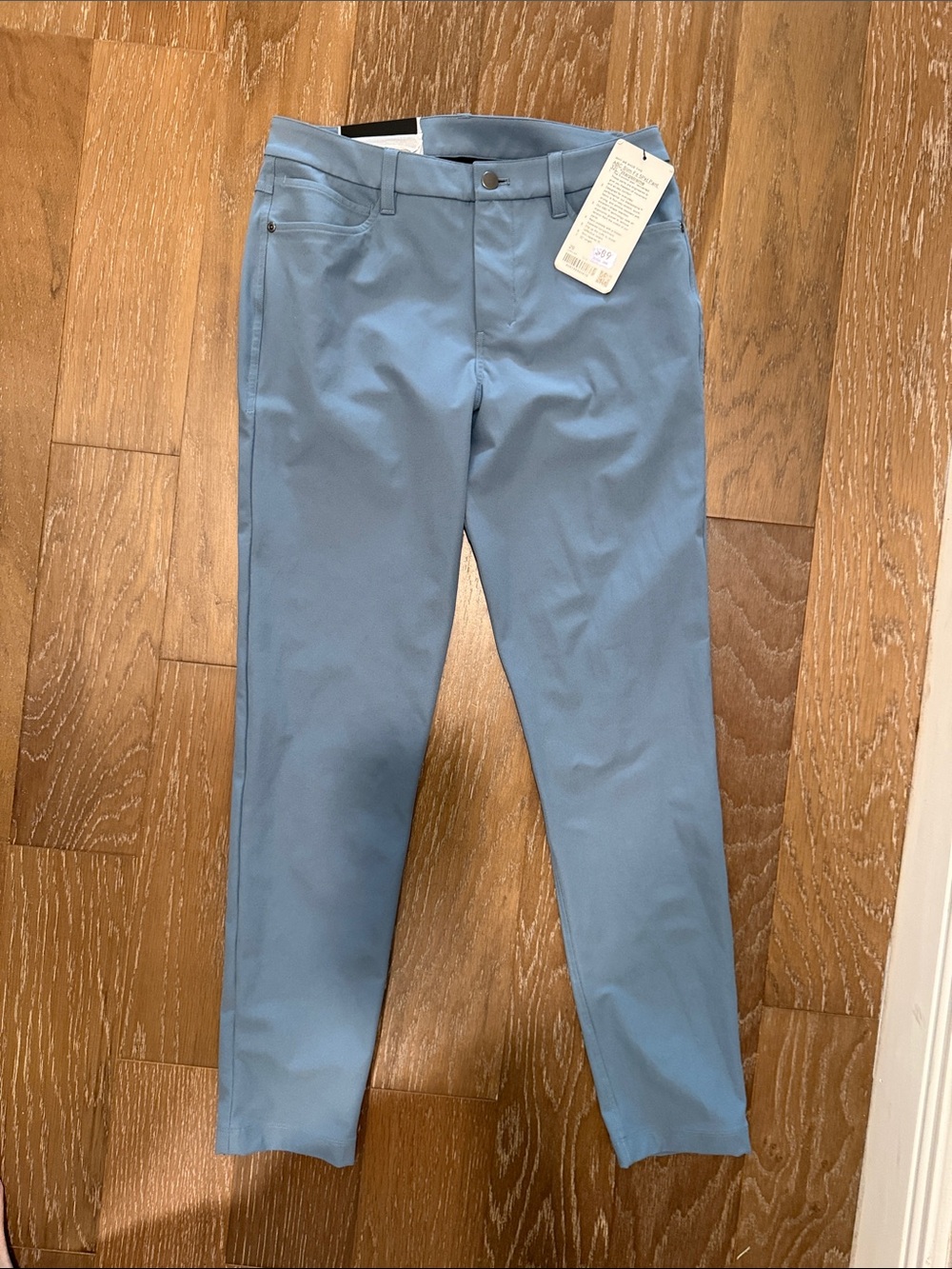 lululemon athletica Light Blue Chinos - Slim Straight Fit Fits women 6-8